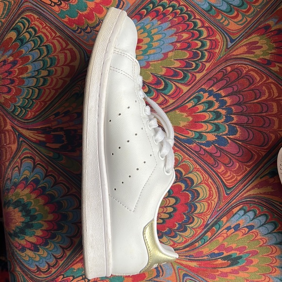 Gold Stan Smith Sneakers Sz 39.5 - Picture 7 of 12
